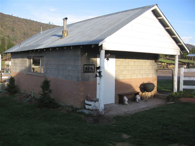 Front view of the Bidwell Bunkhouse