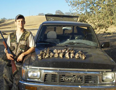 Laid out dove hunting success